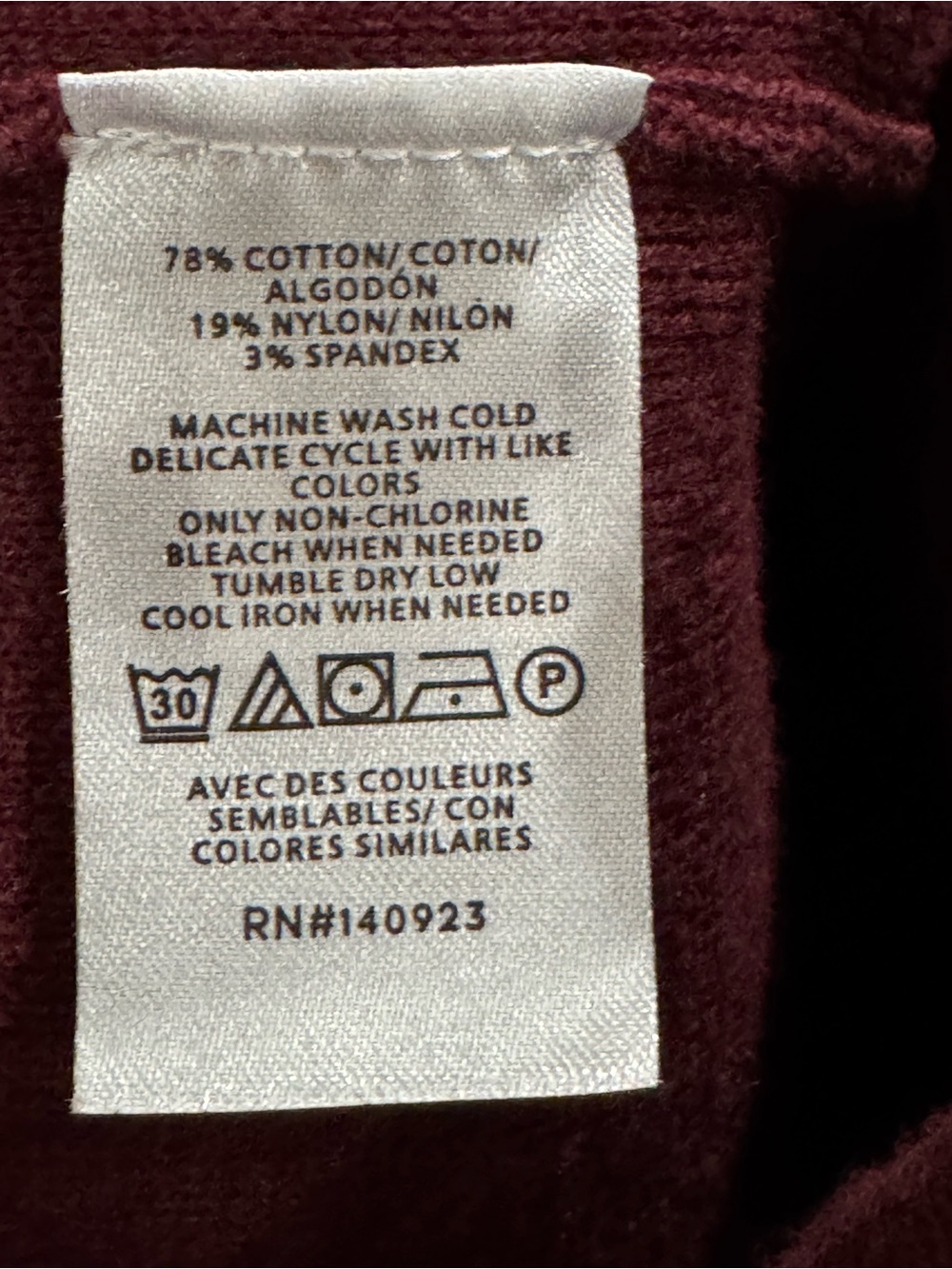Loft Embroidered Trim Sweater Button-Front Jacket Burgundy Size M - Picture 11 of 11